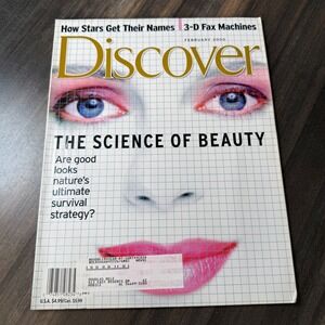 Discover Magazine February 2000 The Science of Beauty 3-D Fax‎ Machines